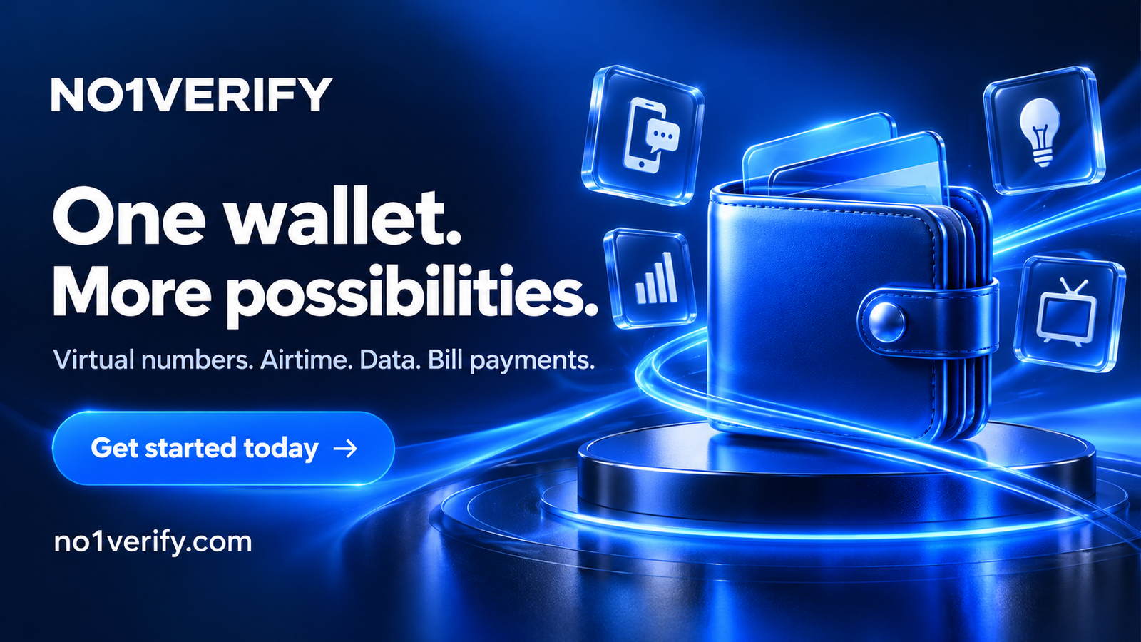 No1Verify advertisement: One wallet. More possibilities.